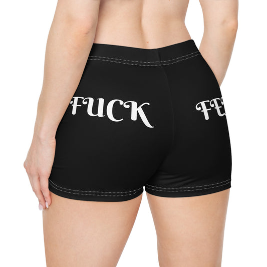 FUCK FENT Women's Spandex Workout Shorts